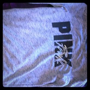 PINK vs open back pullover